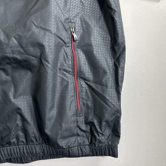 Adidas Windbreaker Mens Size Large Pullover Black Notre Dame ClimaProof 1/4 Zip - Picture 6 of 10